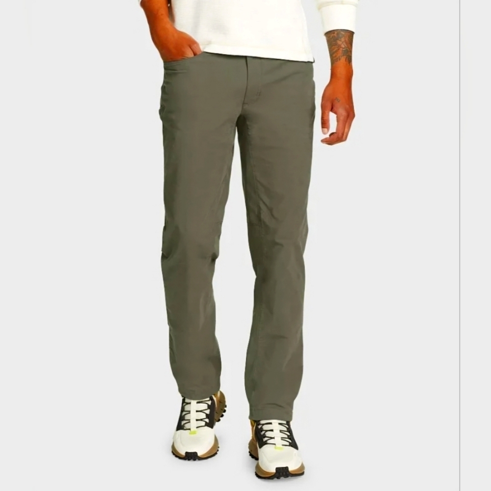 NWOT | Eddie Bauer | Men's Adventure Trek Pants | 32 X 32 | Dill/Olive Green